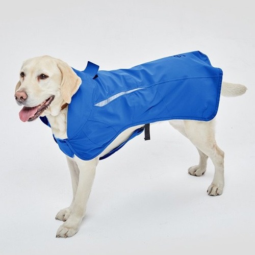 슈펫 넥레인자켓 강아지옷 레인코트 (블루)