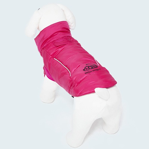 슈펫 패딩자켓 강아지 산책 옷 (핑크)