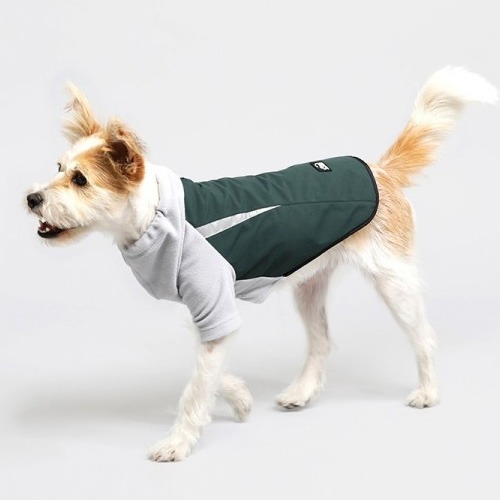 슈펫 넥워머자켓2 강아지옷 (카키)