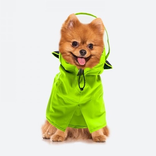 [20% 할인] 슈펫 햇레인커버3 강아지옷 우비 (그린)